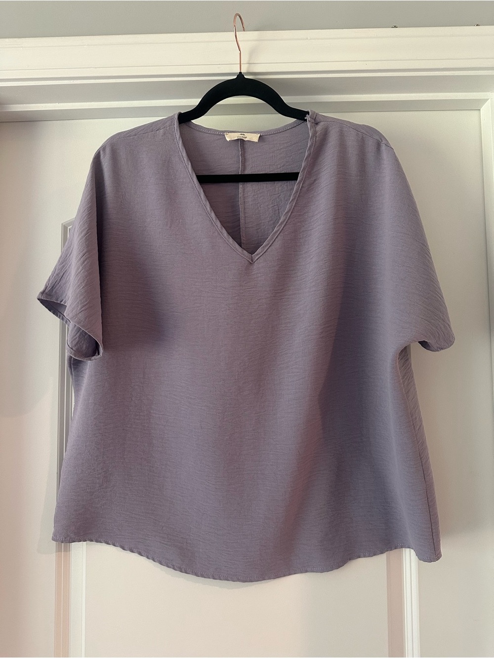 Entro Boxy Fit Purple Blouse Size L